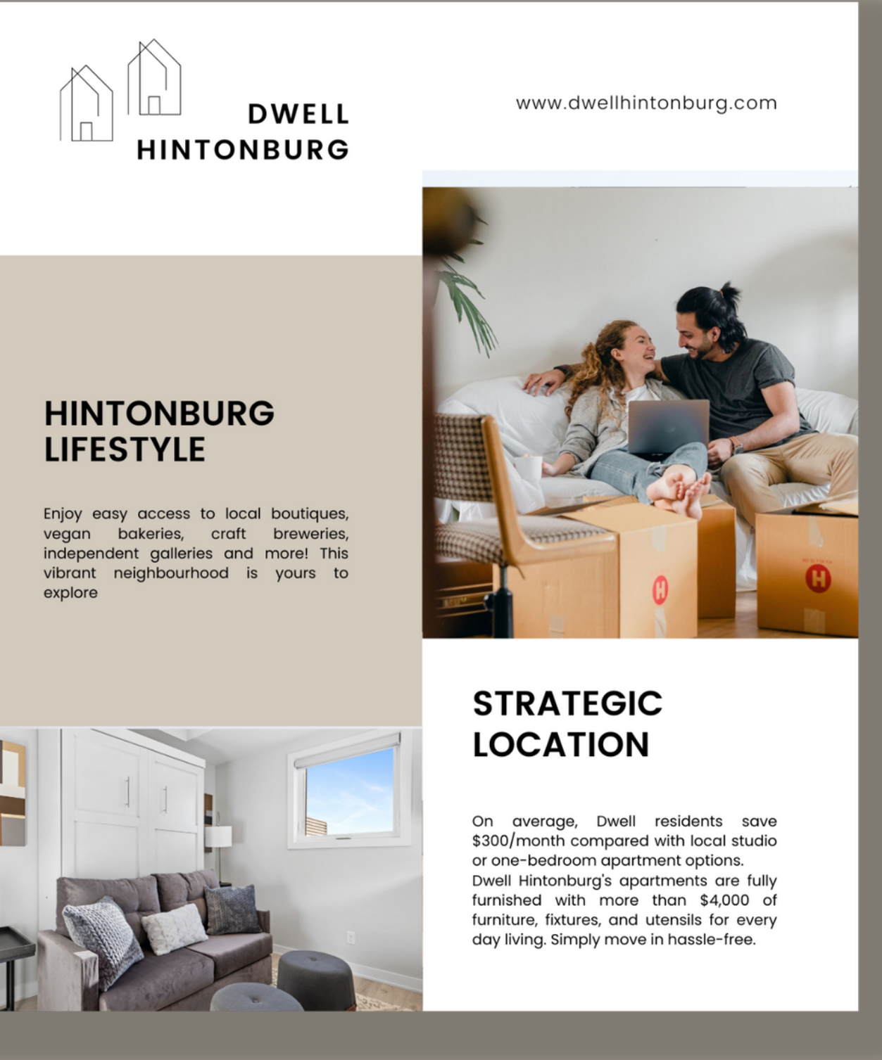 Dwell Hintonburg open house promotion