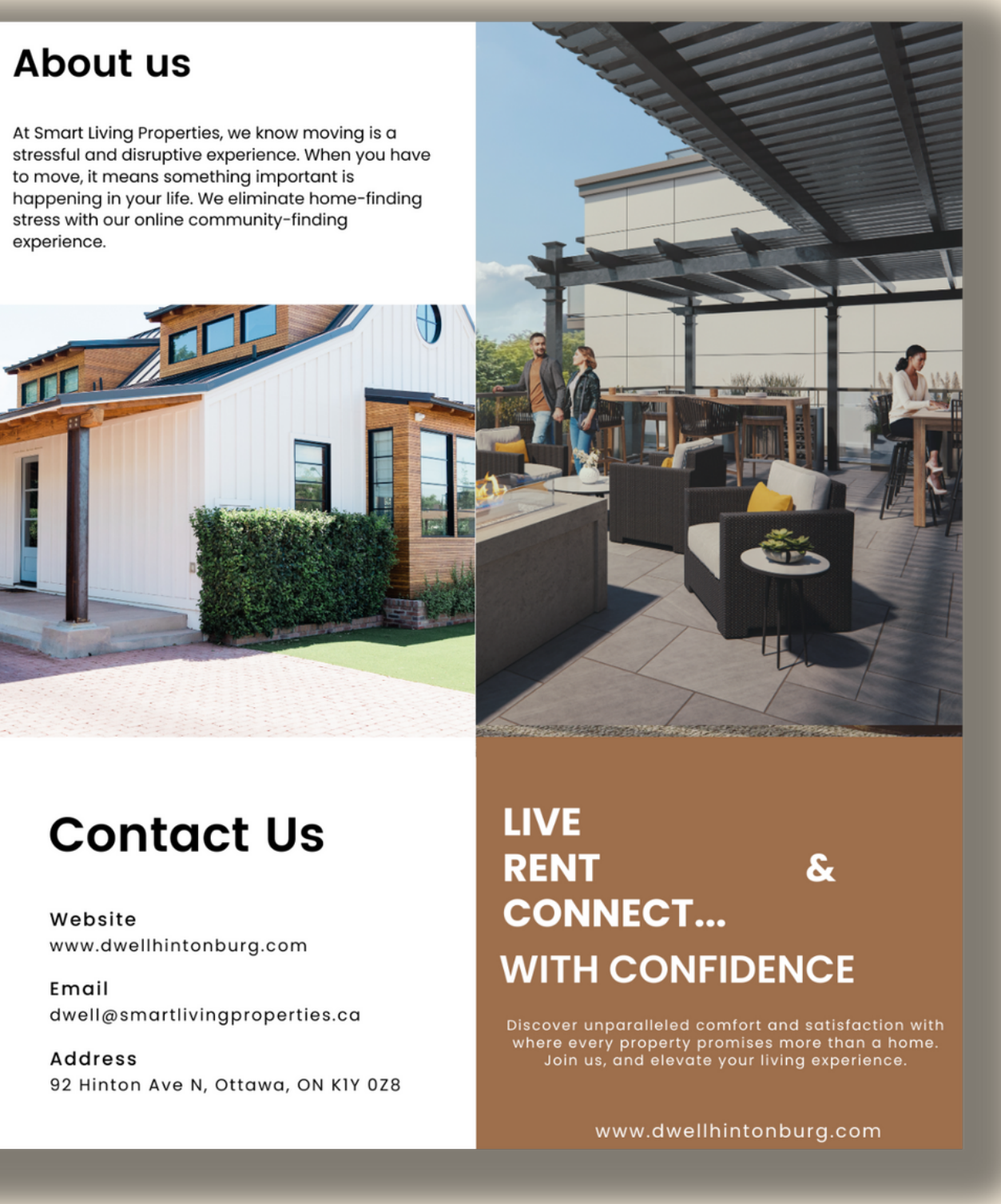 Dwell Hintonburg property pamphlet